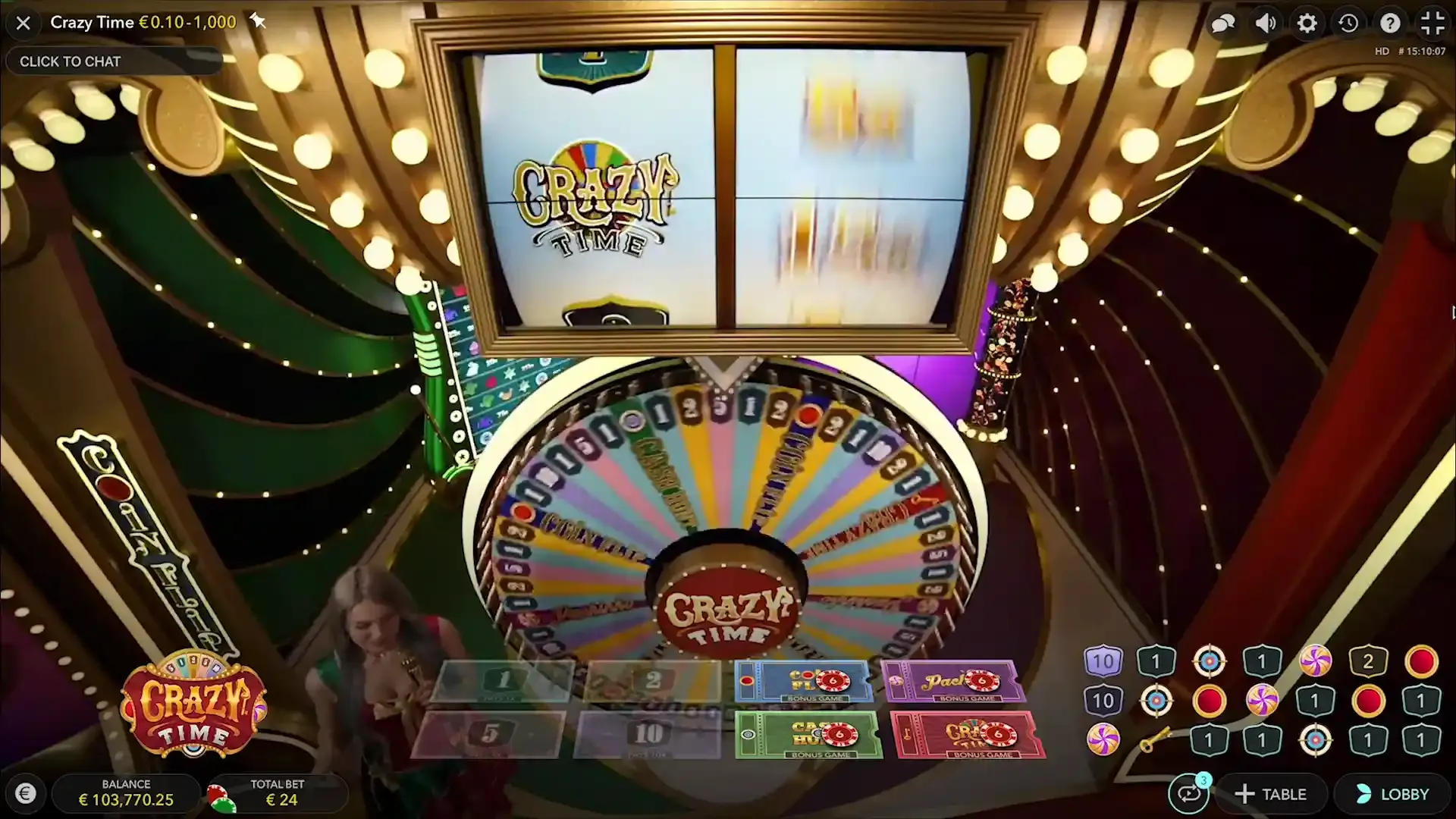 crazy time game